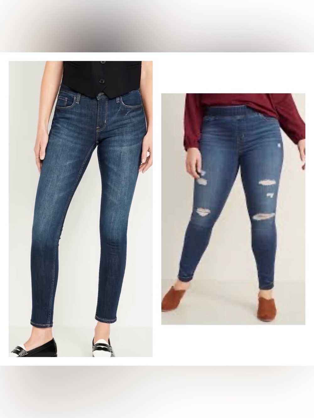 Discounted Bundle of Two (2) Old Navy Skinny Jeans | Various Styles | Sizes 8